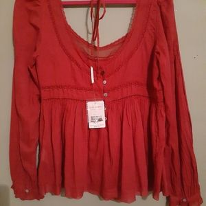 Free People womens blouse.